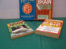 Lot Of 6 Books- Cookbooks and Brain Games