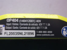 OP404 Ryobi 40V Charger 40V No Power Cord