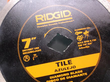 RIDGID 7" Diamond Glass Tile Circular Saw Blade