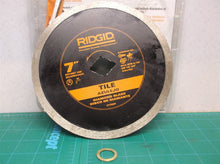 RIDGID 7" Diamond Glass Tile Circular Saw Blade
