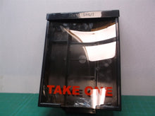 Black Snap Shut Brochure Box Brochure Holder Flyer Box Black Outdoor"Realtor Style"