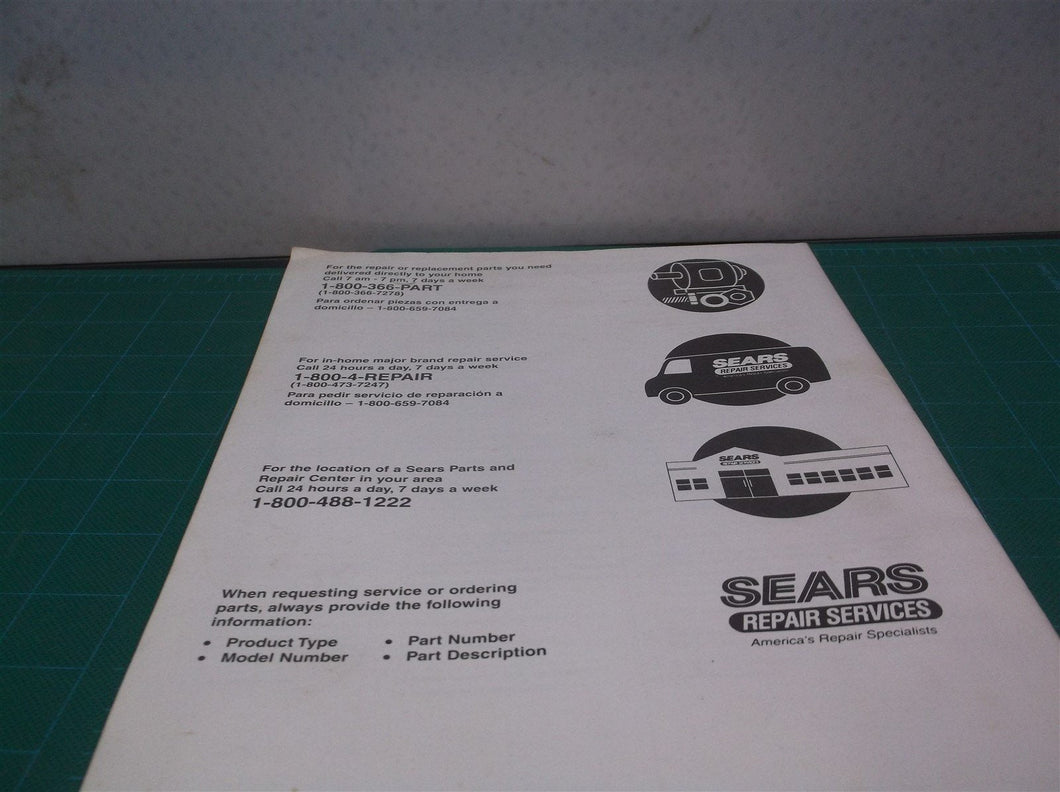 Craftsman 351.233780 Planer Owners Instruction Manual