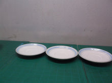 Fascino Yamaka Hand Painted Stoneware 3 Saucers Blue Japan