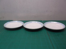 Fascino Yamaka Hand Painted Stoneware 3 Saucers Blue Japan