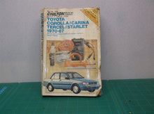 Chilton RePair Manual 70-87 Toyota Corolla Carina Tercel Starlet #7036