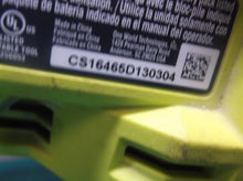 Ryobi 18 Volt Cordless One+ Reciprocating Saw (Bare Tool) P516 sn cs16465d130304