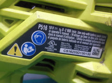 Ryobi 18 Volt Cordless One+ Reciprocating Saw (Bare Tool) P516 sn cs16233d130130