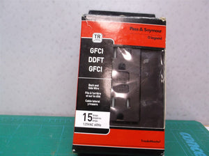 Brown GFCI Outlet Receptacle Tamper Resistant Pass & Seymour 1595-TRCC4
