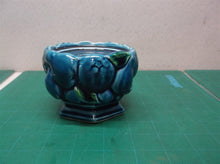 Blue Cermanic Fruit Bowl Candle Holder