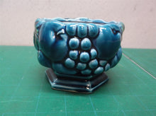 Blue Cermanic Fruit Bowl Candle Holder