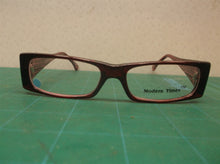 Modern Times Mosiac Burgundy 59-17-135 Eyeglass Frame
