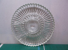 12.5" Round Horsderve Plate Relish, Olive Divider Glass