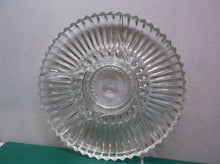 12.5" Round Horsderve Plate Relish, Olive Divider Glass