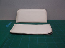 Lot Of 2 Soft Sided Padded Vinyl Eyeglass Sunglass Case Tan