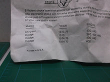 Solid State Electronic Choke Kit For Chrysler & dodge `