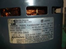 253-2500 KA55HXRRF-8074 Emerson Motor Division 208/230V 1/4 HP