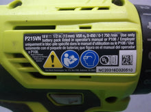 Ryobi P215VN Cordless 18 Volts 2 Speed 1/2" Drill Driver (Tool Only) nc20316d320510