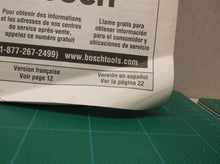 Bosch RS325 & RS428 Reciprocating Saw Operating Instruction Manual Only