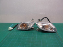 Set Of 2 5.5 x 2.5" Silver Turn Signals For Chinese ATV Dirt Bike Motorcycle