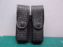Sidekick By Michaels Of Oregon Duty Belt Double MAG Black Pouch Leather Black