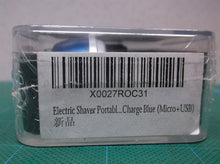Portable Electric Charge Blue Shaver To Be Used With Your Smart Phone Micro USB
