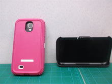 Pink Body Glove Tough Suit Case For Samsung Galaxy S4 + Built-in Screen Protector