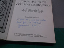 gi0879982 The Stitches Of Creative Embroidery By Jacqueline Enthoven Signed