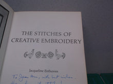gi0879982 The Stitches Of Creative Embroidery By Jacqueline Enthoven Signed
