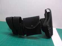 Uncle Mikes Tactical Loop Back Belt Medium Black Includes Cuff Case/Magazine Holder