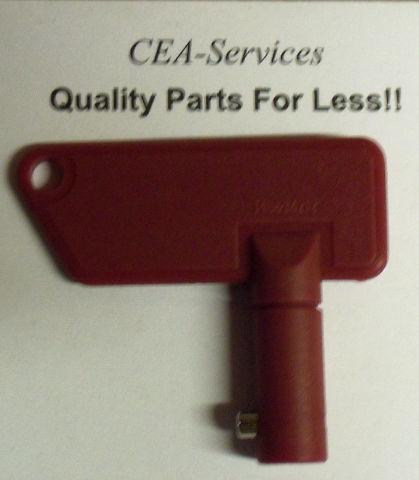(1) Key Fits Terex IR Volvo Roller Racing Disconnect Single Prong MS634212 N6