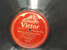 12" 78 RPM-Geraldine Farrar/Fritz Kreisler-Mignon-Connis-tu le pays? 88538