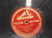 Mischa Elman 78rpm Single 12-inch Victor #74167 Serenade (Schubert)