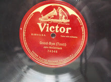 12" 78 RPM-John McCormack-Good-Bye (Tosti) Victor 74346