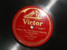 John McCormack Believe Me If All Those Endearing Young Charms. 1911 Victor 64180