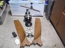 Kichler 0747613 56" fan Motor blades & remote with some hardware