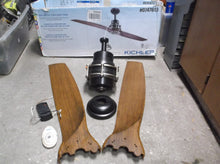 Kichler 0747613 56" fan Motor blades & remote with some hardware
