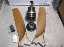 Kichler 0747613 56" fan Motor blades & remote with some hardware