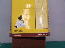 4 In. X 24 In. 80 Grit Sanding Belt 5 Pk.