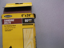 4 In. X 24 In. 80 Grit Sanding Belt 5 Pk.