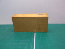 Assorted router bits in craftsman wooden storage box