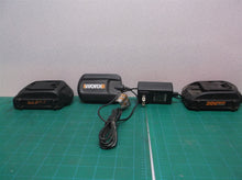 WORX WA3732 Charger & 2 wa3520 batteries
