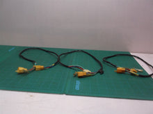 lot of 3 6 to 5 pin wire harness with one barrel connector ~30" long