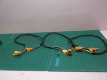 lot of 3 6 to 5 pin wire harness with one barrel connector ~30" long