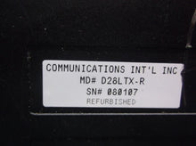 communication intl d28l trx Mobile radio pulled due to county retro fit