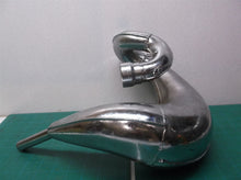 silver curved muffler For Chinese ATV Dirt Bike Go Kart Motorcycle