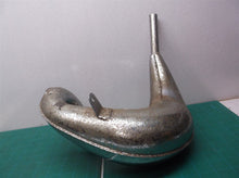 silver curved muffler For Chinese ATV Dirt Bike Go Kart Motorcycle