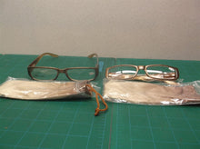 Lot of 2 JM New York reading glasses +0.00 light brown dg2