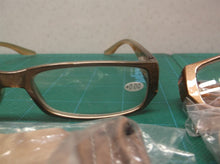 Lot of 2 JM New York reading glasses +0.00 light brown dg2