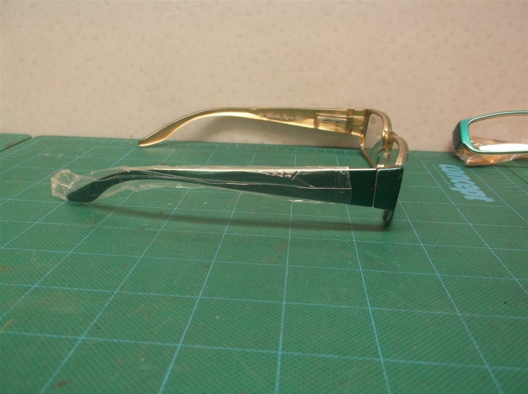Lot of 2 JM See The Joy of Life reading glasses +0.00 Green dg2