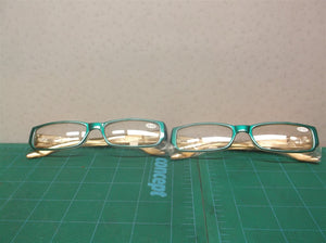Lot of 2 JM See The Joy of Life reading glasses +0.00 Green dg2